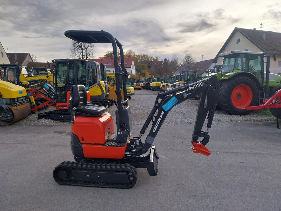 Eurocomach 10 ZT Minibagger Microbagger Bagger Kettenbagger - Minikotró: 3 kép. Eurocomach 10 ZT Minibagger Microbagger Bagger Kettenbagger - Minikotró: 3 kép.