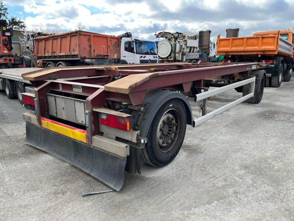 Hüffermann 2-achs Abrollanhänger HAR 18.70 Containeranhänge - Multiliftes/ Konténerszállító pótkocsi: 5 kép. Hüffermann 2-achs Abrollanhänger HAR 18.70 Containeranhänge - Multiliftes/ Konténerszállító pótkocsi: 5 kép.