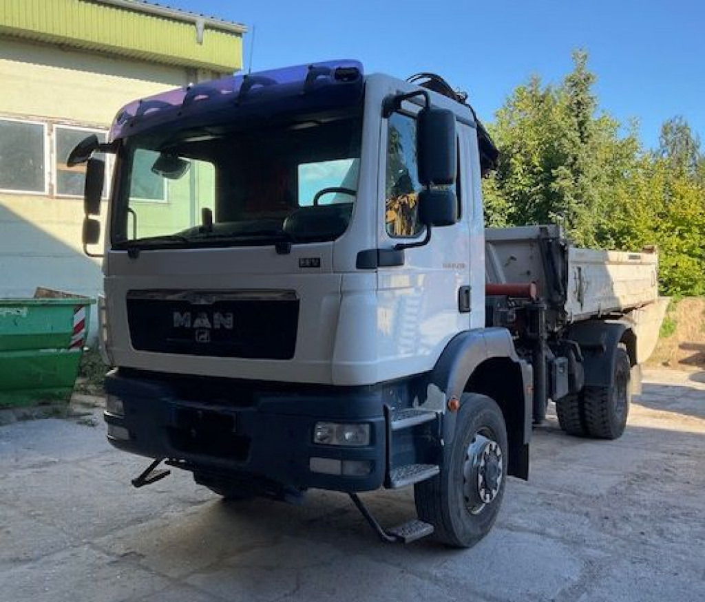 MAN TG-M 18.290 4x4 BB 2-Achs Allradkipper Kran Atlas 105+Funk - Billenőplatós teherautó, Darus autó: 2 kép. MAN TG-M 18.290 4x4 BB 2-Achs Allradkipper Kran Atlas 105+Funk - Billenőplatós teherautó, Darus autó: 2 kép.