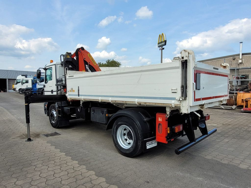 MAN TG-M 18.340 4x2 2-Achs Kipper Kran Palf. PK 130 - Billenőplatós teherautó, Darus autó: 3 kép. MAN TG-M 18.340 4x2 2-Achs Kipper Kran Palf. PK 130 - Billenőplatós teherautó, Darus autó: 3 kép.