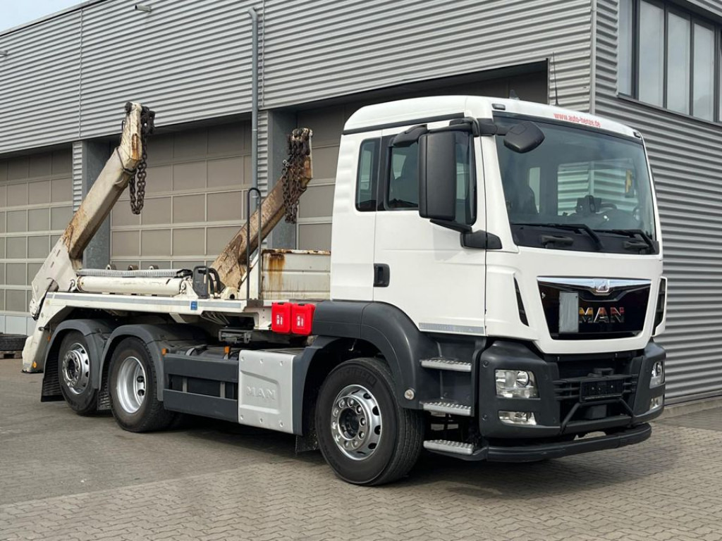 Konténerszállító MAN TG-S 26.400 6x2 BL Absetzkipper Meiller Funk: 8 kép.