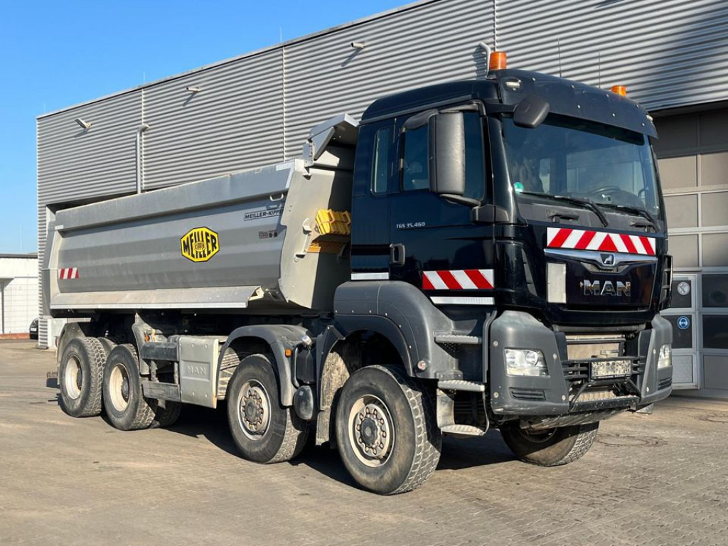 MAN TG-S 35.460 8x6 BB 4 Achs Muldenkipper Meiller 18m³ - Dömper: 5 kép. MAN TG-S 35.460 8x6 BB 4 Achs Muldenkipper Meiller 18m³ - Dömper: 5 kép.