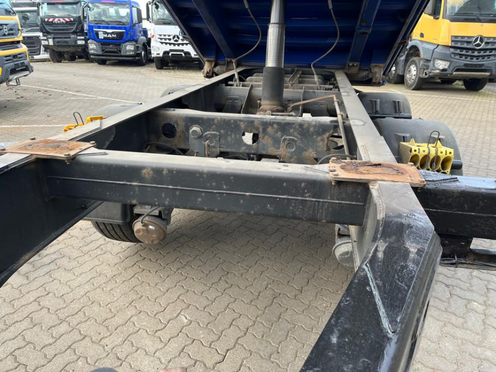 Pótkocsi billenőplatós MEILLER Tandemkippanhänger MZDA 18 22 Kippanhänger Liftachse Topzust.: 6 kép.