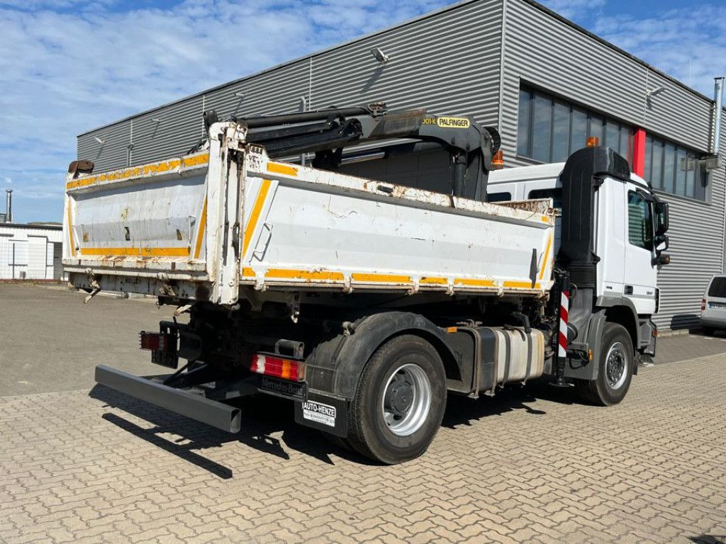 Mercedes-Benz Actros 1841 K 2-Achs Kipper Kran Funk/2xhydr+Gre - Billenőplatós teherautó, Darus autó: 4 kép. Mercedes-Benz Actros 1841 K 2-Achs Kipper Kran Funk/2xhydr+Gre - Billenőplatós teherautó, Darus autó: 4 kép.