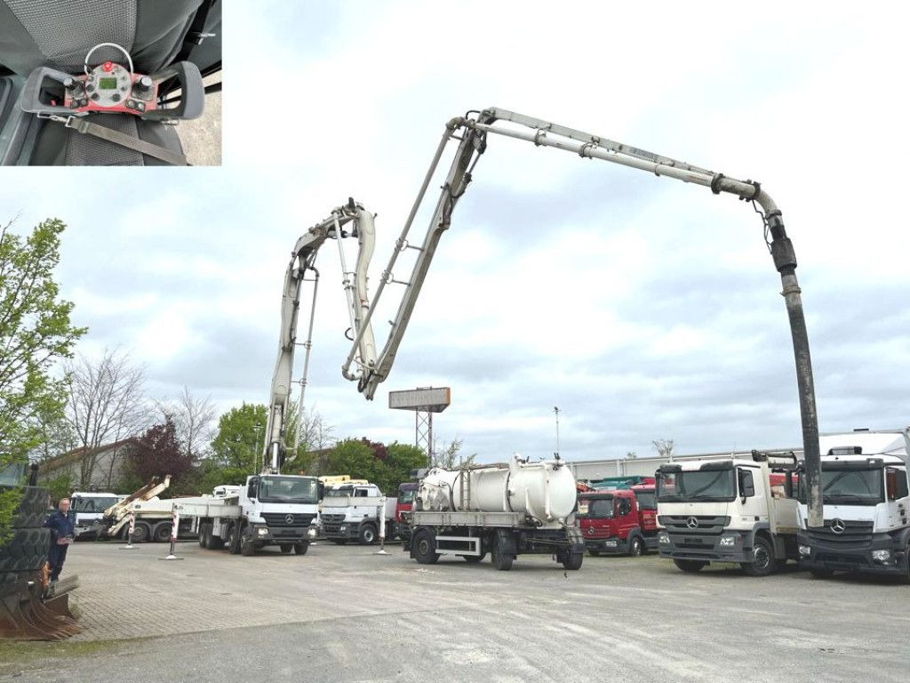 Mercedes-Benz Actros 3241 B 8x4 Betonpumpe Putzmeister 42m - Betonpumpa: 3 kép. Mercedes-Benz Actros 3241 B 8x4 Betonpumpe Putzmeister 42m - Betonpumpa: 3 kép.