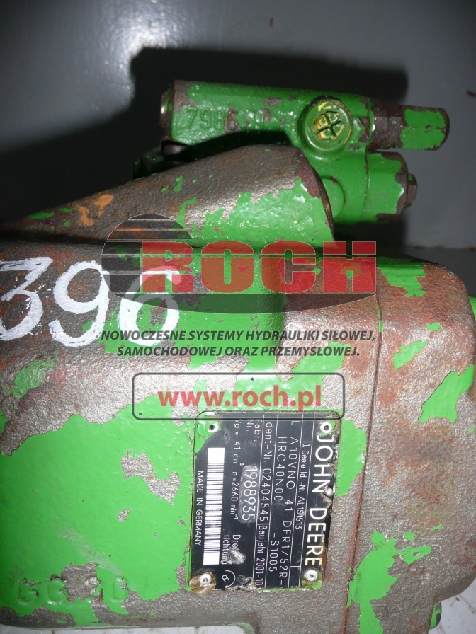 JOHN DEERE L A10VNO41DFR1/52R-HRC40N00-S1005 02404545 AL151513 - Hidraulikus szivattyú - Építőipari gépek: 2 kép. JOHN DEERE L A10VNO41DFR1/52R-HRC40N00-S1005 02404545 AL151513 - Hidraulikus szivattyú - Építőipari gépek: 2 kép.