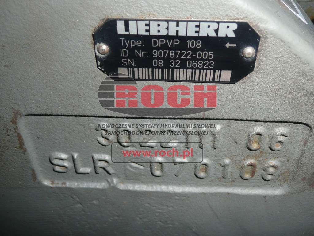 LIEBHERR DPVP108 - Hidraulikus szivattyú: 2 kép. LIEBHERR DPVP108 - Hidraulikus szivattyú: 2 kép.