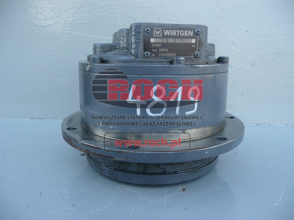 WIRTGEN 2278268 A49322L - Hidraulikus motor: 1 kép. WIRTGEN 2278268 A49322L - Hidraulikus motor: 1 kép.
