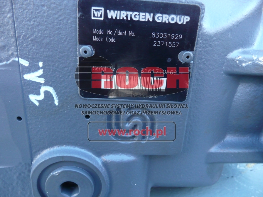 WIRTGEN 2371557 83031929 - Hidraulikus szivattyú - Aszfaltmaró: 2 kép. WIRTGEN 2371557 83031929 - Hidraulikus szivattyú - Aszfaltmaró: 2 kép.