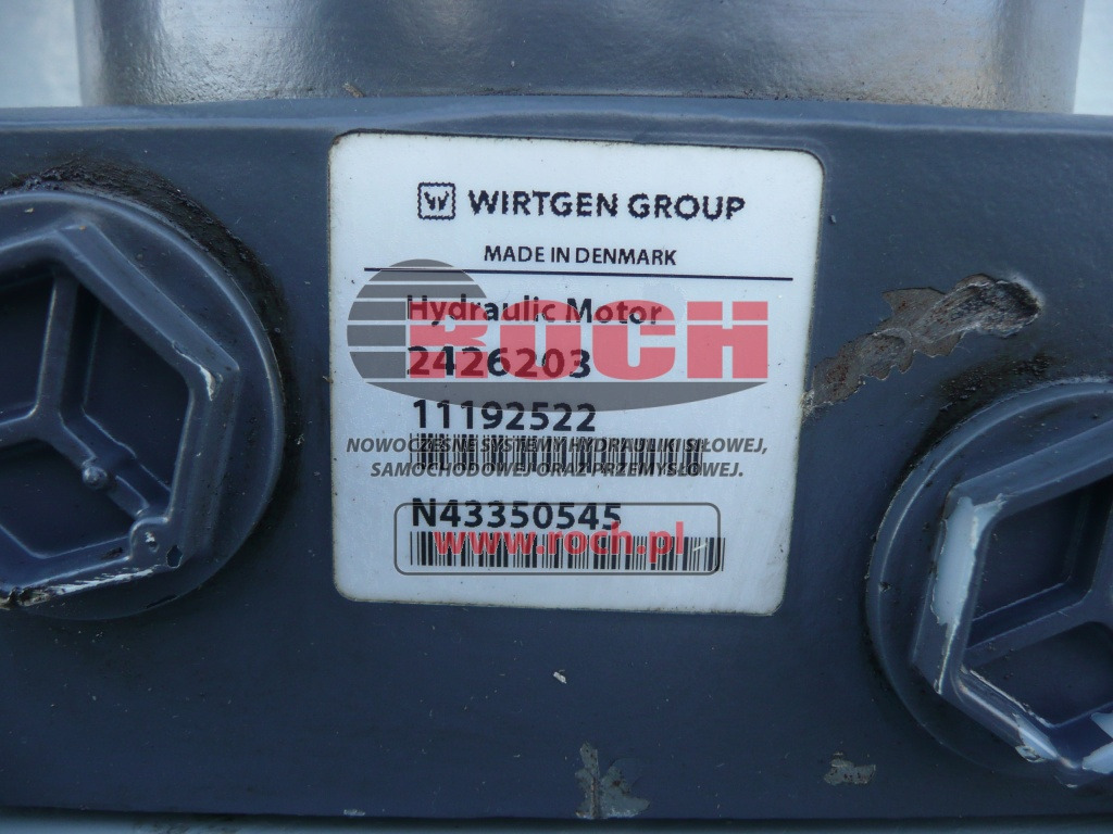 WIRTGEN 2426203 11192522 - Hidraulikus motor: 1 kép. WIRTGEN 2426203 11192522 - Hidraulikus motor: 1 kép.