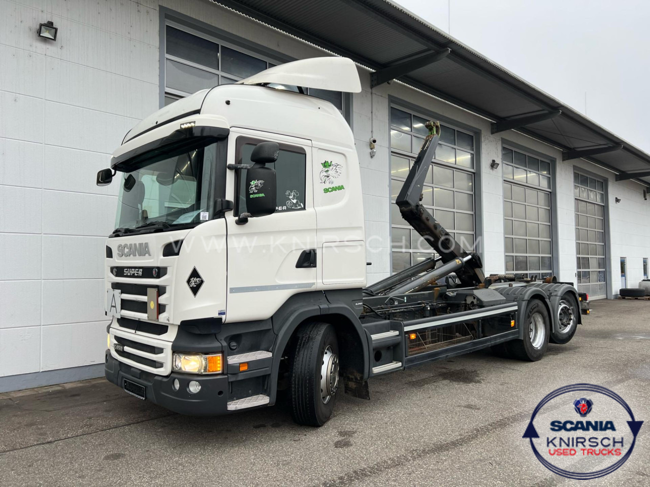 SCANIA R 450 LB6x2*4MNA - Alvaz teherautó: 1 kép. SCANIA R 450 LB6x2*4MNA - Alvaz teherautó: 1 kép.