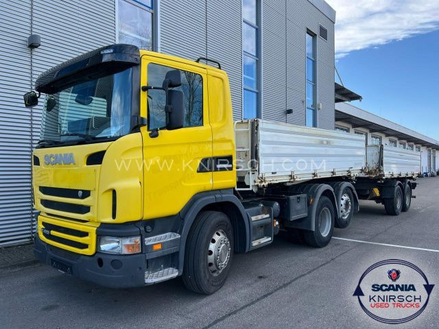 Scania G420LB6X24MNA Liftachse mirt Tandemanhänger - Billenőplatós teherautó: 1 kép. Scania G420LB6X24MNA Liftachse mirt Tandemanhänger - Billenőplatós teherautó: 1 kép.