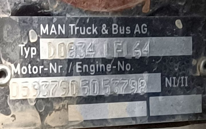 MAN D 0834 LFL 64 - Motor - Teherautó: 3 kép. MAN D 0834 LFL 64 - Motor - Teherautó: 3 kép.