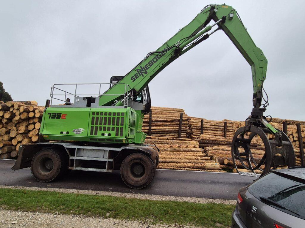 Sennebogen 735M GED - Hulladék kotró: 1 kép. Sennebogen 735M GED - Hulladék kotró: 1 kép.