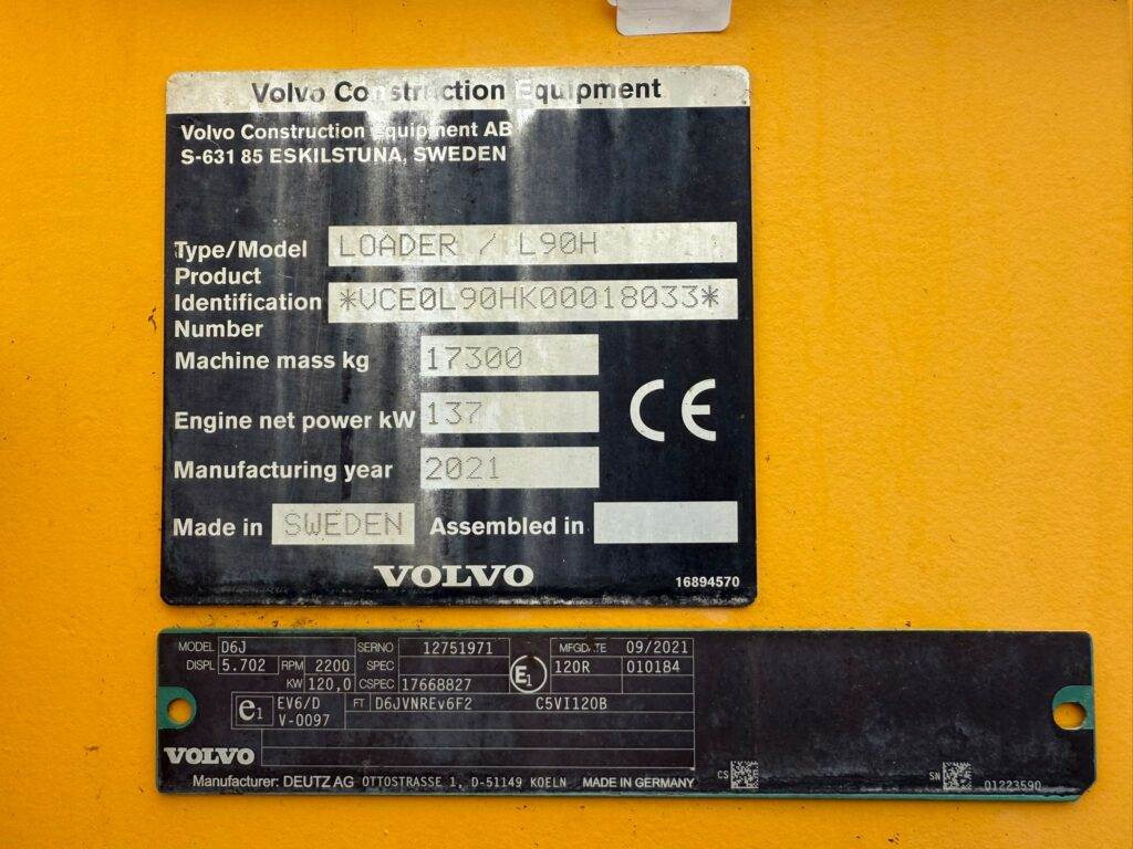 Volvo L90H lízing Volvo L90H: 22 kép.