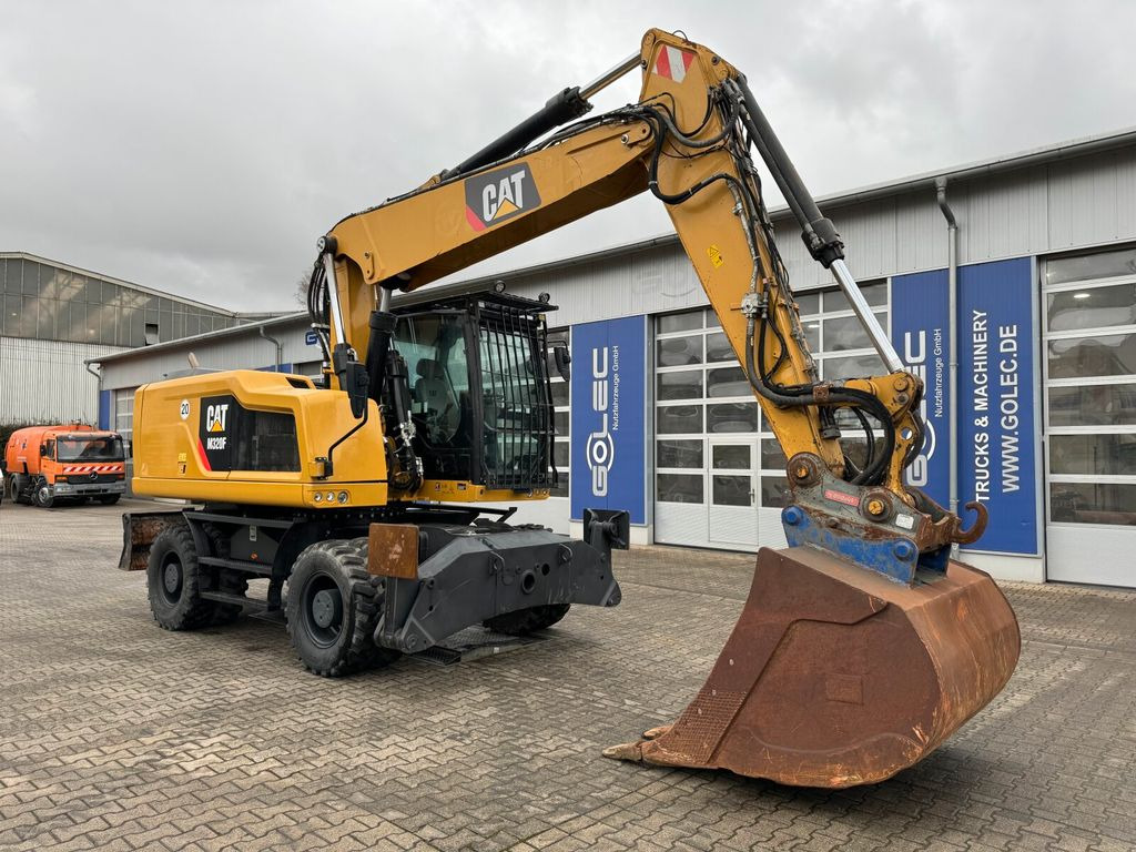 Gumikerekes kotró CAT M320F Mobilbagger *Pratzen *9000 h *Oilquick: 1 kép.