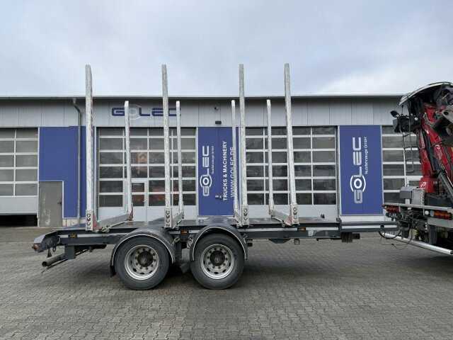 Janzen T RH19 Holzanhänger 2 Achse 19.000 Kg - Rönkszállító pótkocsi: 4 kép. Janzen T RH19 Holzanhänger 2 Achse 19.000 Kg - Rönkszállító pótkocsi: 4 kép.