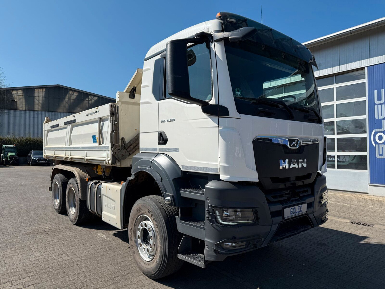 MAN TGS 33.510 6x4 Euro 6 MEILLER Kipper Bordmatic - Billenőplatós teherautó: 1 kép. MAN TGS 33.510 6x4 Euro 6 MEILLER Kipper Bordmatic - Billenőplatós teherautó: 1 kép.