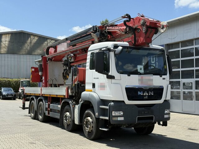 MAN TGS 35.360 8X4 BB Dachdecker Kran bis 52 m - Darus autó: 1 kép. MAN TGS 35.360 8X4 BB Dachdecker Kran bis 52 m - Darus autó: 1 kép.