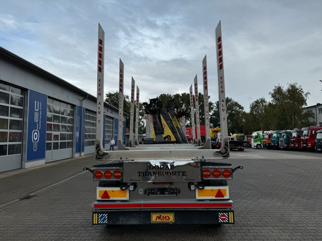 MHS Holzanhänger 2 Achse 18.000 Kg - Rönkszállító pótkocsi: 5 kép. MHS Holzanhänger 2 Achse 18.000 Kg - Rönkszállító pótkocsi: 5 kép.