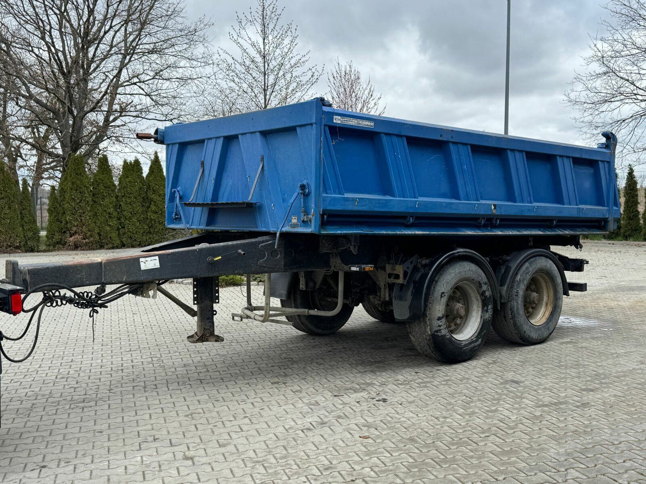 Meiller MZDA 18/21 Tandem Kipper 2 Achse - Pótkocsi billenőplatós: 2 kép. Meiller MZDA 18/21 Tandem Kipper 2 Achse - Pótkocsi billenőplatós: 2 kép.
