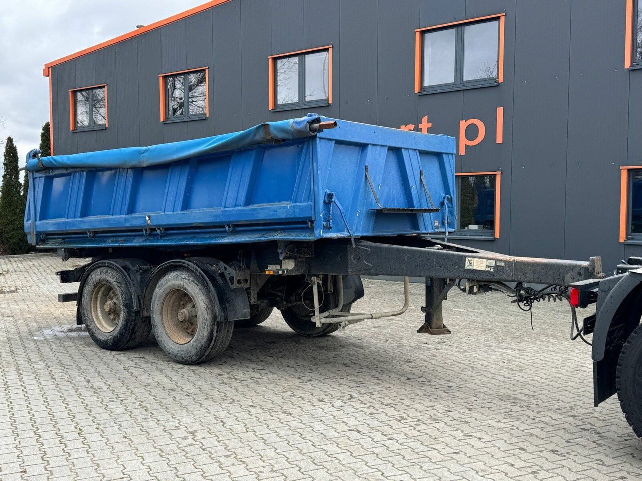 Meiller MZDA 18/21 Tandem Kipper 2 Achse - Pótkocsi billenőplatós: 1 kép. Meiller MZDA 18/21 Tandem Kipper 2 Achse - Pótkocsi billenőplatós: 1 kép.