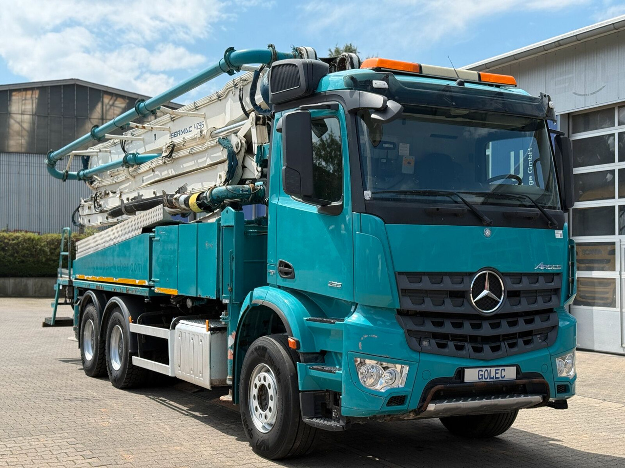 Mercedes-Benz AROCS 2636 6x4 Euro 6 Betonpumpe SERMAC 4Z36 - Betonpumpa: 1 kép. Mercedes-Benz AROCS 2636 6x4 Euro 6 Betonpumpe SERMAC 4Z36 - Betonpumpa: 1 kép.