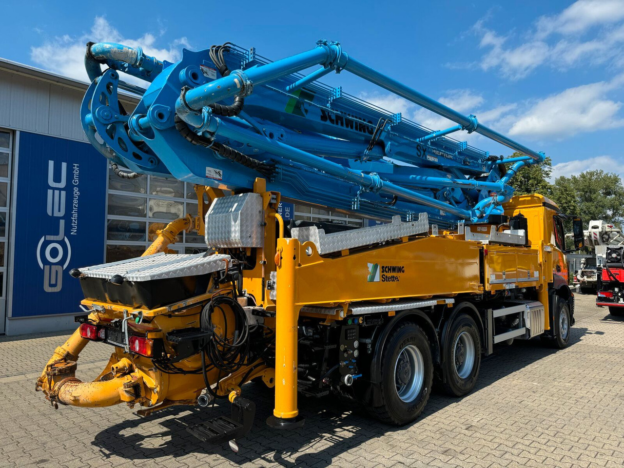 Mercedes-Benz AROCS 2646 6x4 Euro 6 Betonpumpe Schwing S 38 SX - Betonpumpa: 4 kép. Mercedes-Benz AROCS 2646 6x4 Euro 6 Betonpumpe Schwing S 38 SX - Betonpumpa: 4 kép.