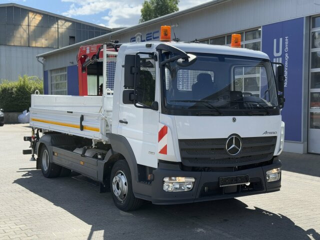 Mercedes-Benz ATEGO 818 4x2 Euro 6 Kipper Kran FASSI F65B.0.22 - Billenőplatós kisteherautó: 1 kép. Mercedes-Benz ATEGO 818 4x2 Euro 6 Kipper Kran FASSI F65B.0.22 - Billenőplatós kisteherautó: 1 kép.