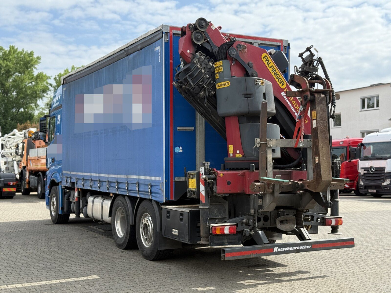 Mercedes-Benz Actros 6x2 Pritsche Kran Palfinger PK34002 + JIB - Ponyvás teherautó, Darus autó: 5 kép. Mercedes-Benz Actros 6x2 Pritsche Kran Palfinger PK34002 + JIB - Ponyvás teherautó, Darus autó: 5 kép.