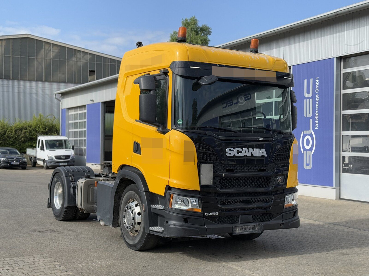 Scania G450 4x2 Euro 6 SZM Kipphydraulik Blatt/ Luft - Nyergesvontató: 1 kép. Scania G450 4x2 Euro 6 SZM Kipphydraulik Blatt/ Luft - Nyergesvontató: 1 kép.