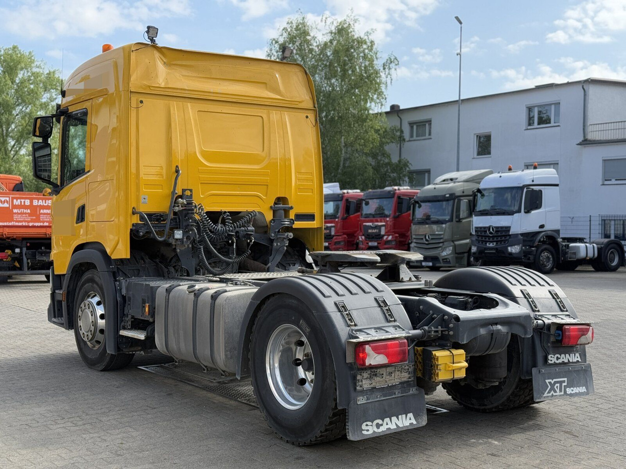 Scania G450 4x2 Euro 6 SZM Kipphydraulik Blatt/ Luft - Nyergesvontató: 5 kép. Scania G450 4x2 Euro 6 SZM Kipphydraulik Blatt/ Luft - Nyergesvontató: 5 kép.