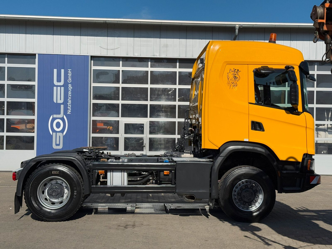 Scania G450 XT 4x4 Euro 6 SZM Kipphydraulik Blatt/ Luft - Nyergesvontató: 2 kép. Scania G450 XT 4x4 Euro 6 SZM Kipphydraulik Blatt/ Luft - Nyergesvontató: 2 kép.