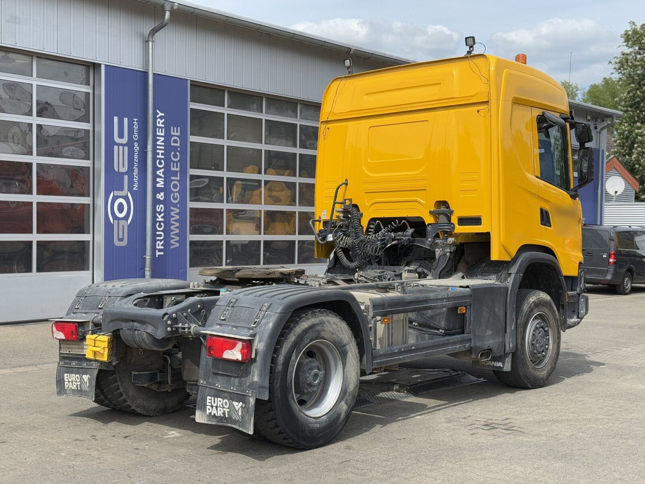 Scania G450 XT 4x4 Euro 6 SZM Kipphydraulik Blatt/ Luft - Nyergesvontató: 3 kép. Scania G450 XT 4x4 Euro 6 SZM Kipphydraulik Blatt/ Luft - Nyergesvontató: 3 kép.