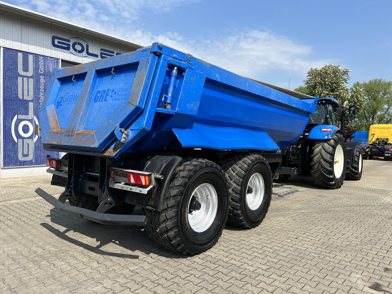 REISCH RTWK-200KS.550 Agro Kippauflieger - Félpótkocsi billenőplatós: 4 kép. REISCH RTWK-200KS.550 Agro Kippauflieger - Félpótkocsi billenőplatós: 4 kép.