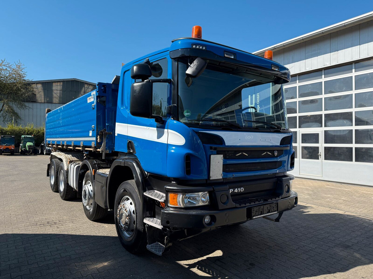 Scania P 410 8x4 Dreiseitenkipper DAUTEL - Billenőplatós teherautó: 1 kép. Scania P 410 8x4 Dreiseitenkipper DAUTEL - Billenőplatós teherautó: 1 kép.