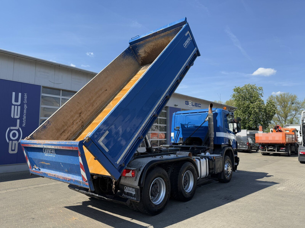 Scania P 450 6x4 Dreiseitenkipper DAUTEL - Billenőplatós teherautó: 5 kép. Scania P 450 6x4 Dreiseitenkipper DAUTEL - Billenőplatós teherautó: 5 kép.