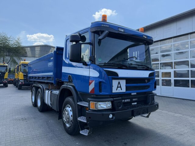 Scania P 450 6x4 Dreiseitenkipper DAUTEL - Billenőplatós teherautó: 1 kép. Scania P 450 6x4 Dreiseitenkipper DAUTEL - Billenőplatós teherautó: 1 kép.