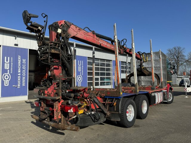 Scania R560 6x4 Holztransport Kran LOGLIFT HIAB 140S79R - Rönkszállító teherautó, Darus autó: 2 kép. Scania R560 6x4 Holztransport Kran LOGLIFT HIAB 140S79R - Rönkszállító teherautó, Darus autó: 2 kép.