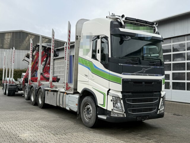 Volvo FH 510 8x4 Holztransporter Kran PENZ + Anhänger - Rönkszállító teherautó, Darus autó: 1 kép. Volvo FH 510 8x4 Holztransporter Kran PENZ + Anhänger - Rönkszállító teherautó, Darus autó: 1 kép.