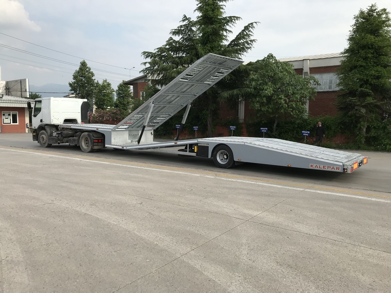 Új Félpótkocsi autószállító KALEPAR KLP 119V4 Autotransporter: 17 kép.