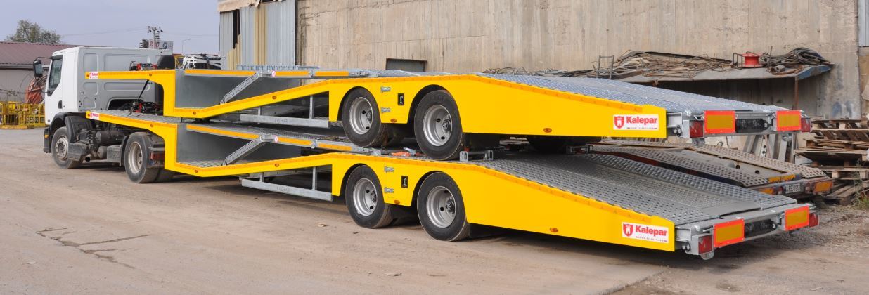 KALEPAR KLP 228V4 - 4 Loader Autotransporter - Félpótkocsi autószállító: 4 kép. KALEPAR KLP 228V4 - 4 Loader Autotransporter - Félpótkocsi autószállító: 4 kép.