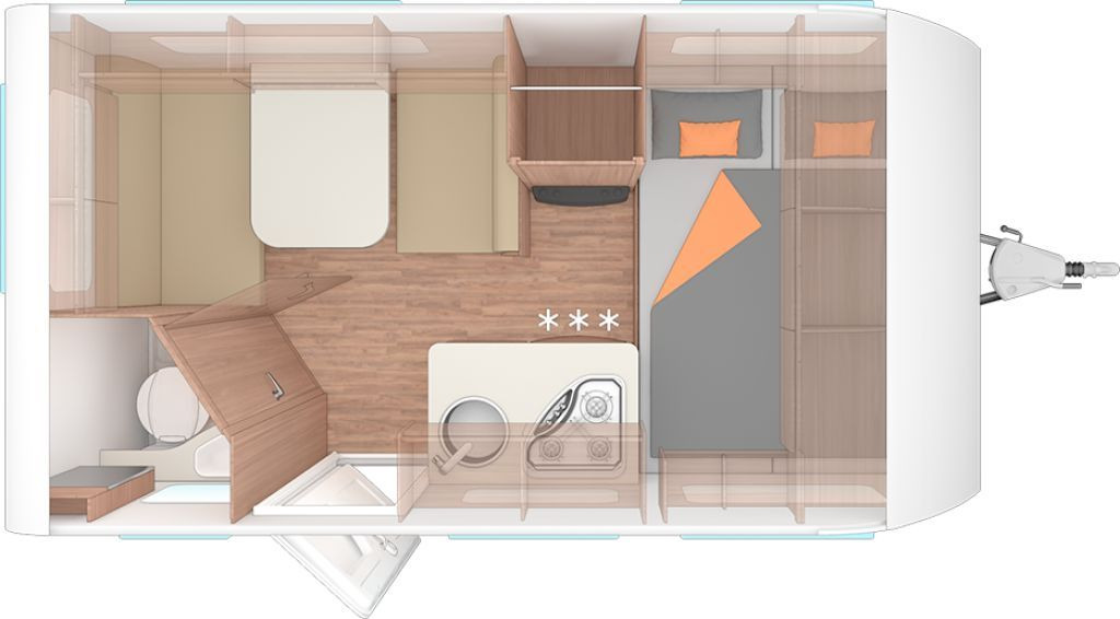 Weinsberg CaraOne 390 QD Auflastung 1350 kg - Lakókocsi: 2 kép. Weinsberg CaraOne 390 QD Auflastung 1350 kg - Lakókocsi: 2 kép.