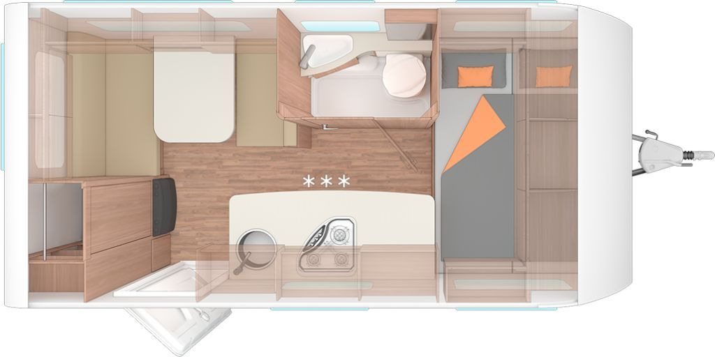 Weinsberg CaraOne 420 QD Auflastung 1350 kg - Lakókocsi: 2 kép. Weinsberg CaraOne 420 QD Auflastung 1350 kg - Lakókocsi: 2 kép.