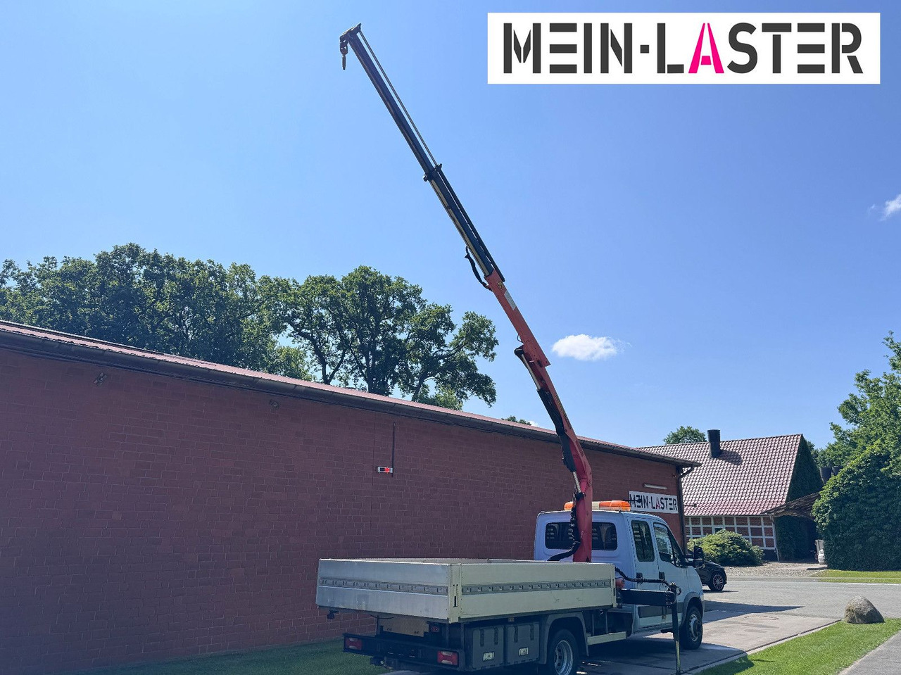 Iveco 65C180 3.0d Palfinger PK 6500 7 Sitzer - Platós kisteherautó, Duplakabinos kisteherautó: 5 kép. Iveco 65C180 3.0d Palfinger PK 6500 7 Sitzer - Platós kisteherautó, Duplakabinos kisteherautó: 5 kép.