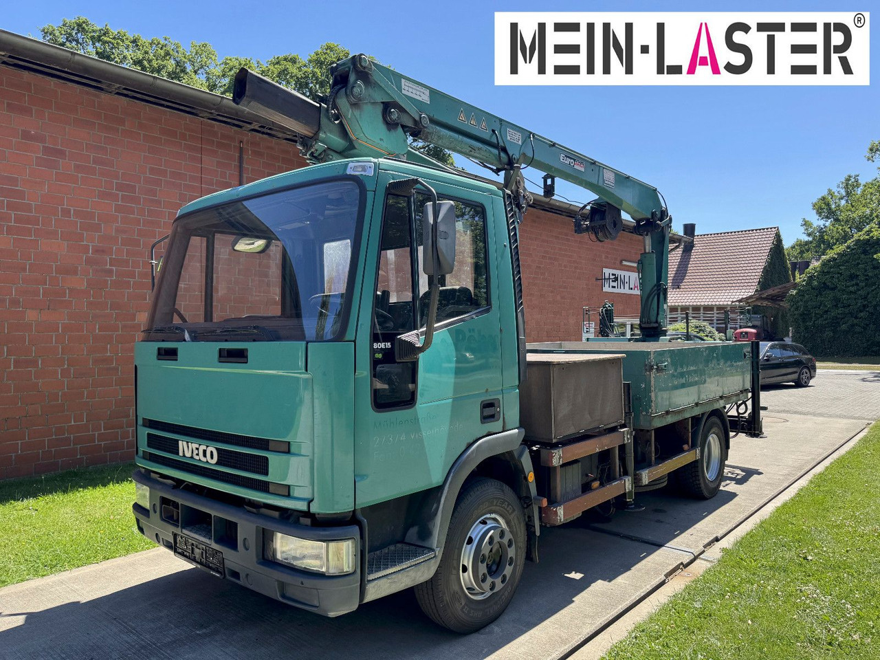 Iveco ML 80 E 15 Tirre 131 22.7 m Funk + Seilwinde - Darus autó: 3 kép. Iveco ML 80 E 15 Tirre 131 22.7 m Funk + Seilwinde - Darus autó: 3 kép.
