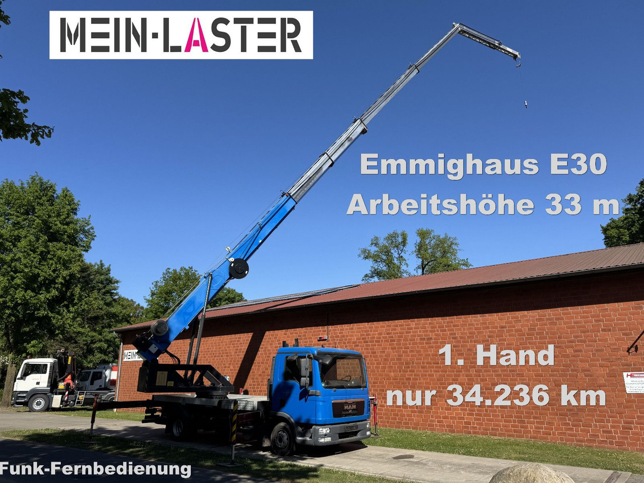 MAN 8.180 Emminghaus kein Böcker Klaas 33 Meter FB - Darus autó: 1 kép. MAN 8.180 Emminghaus kein Böcker Klaas 33 Meter FB - Darus autó: 1 kép.