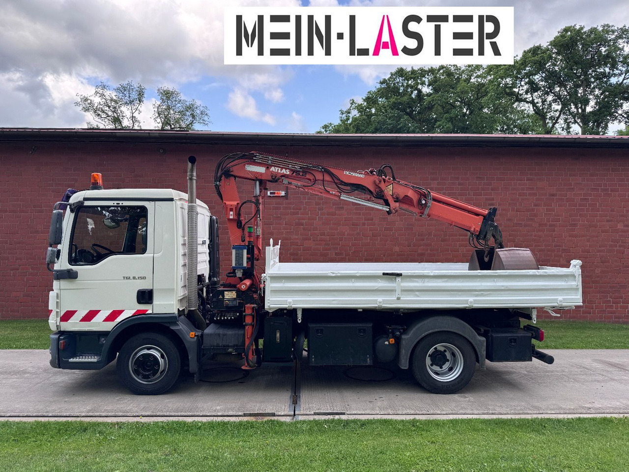 MAN TGL 8.150 3 S-Kipper Atlas 75 10m -1t. Funk FB - Billenőplatós kisteherautó: 4 kép. MAN TGL 8.150 3 S-Kipper Atlas 75 10m -1t. Funk FB - Billenőplatós kisteherautó: 4 kép.