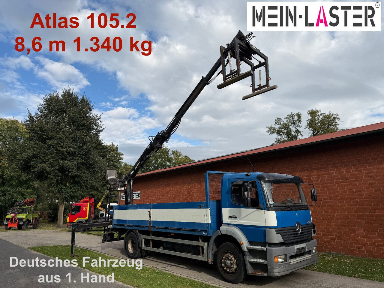 Mercedes-Benz 1823 Atego Atlas 105.2 1.Hand nur 226.000 km - Platós teherautó, Darus autó: 1 kép. Mercedes-Benz 1823 Atego Atlas 105.2 1.Hand nur 226.000 km - Platós teherautó, Darus autó: 1 kép.