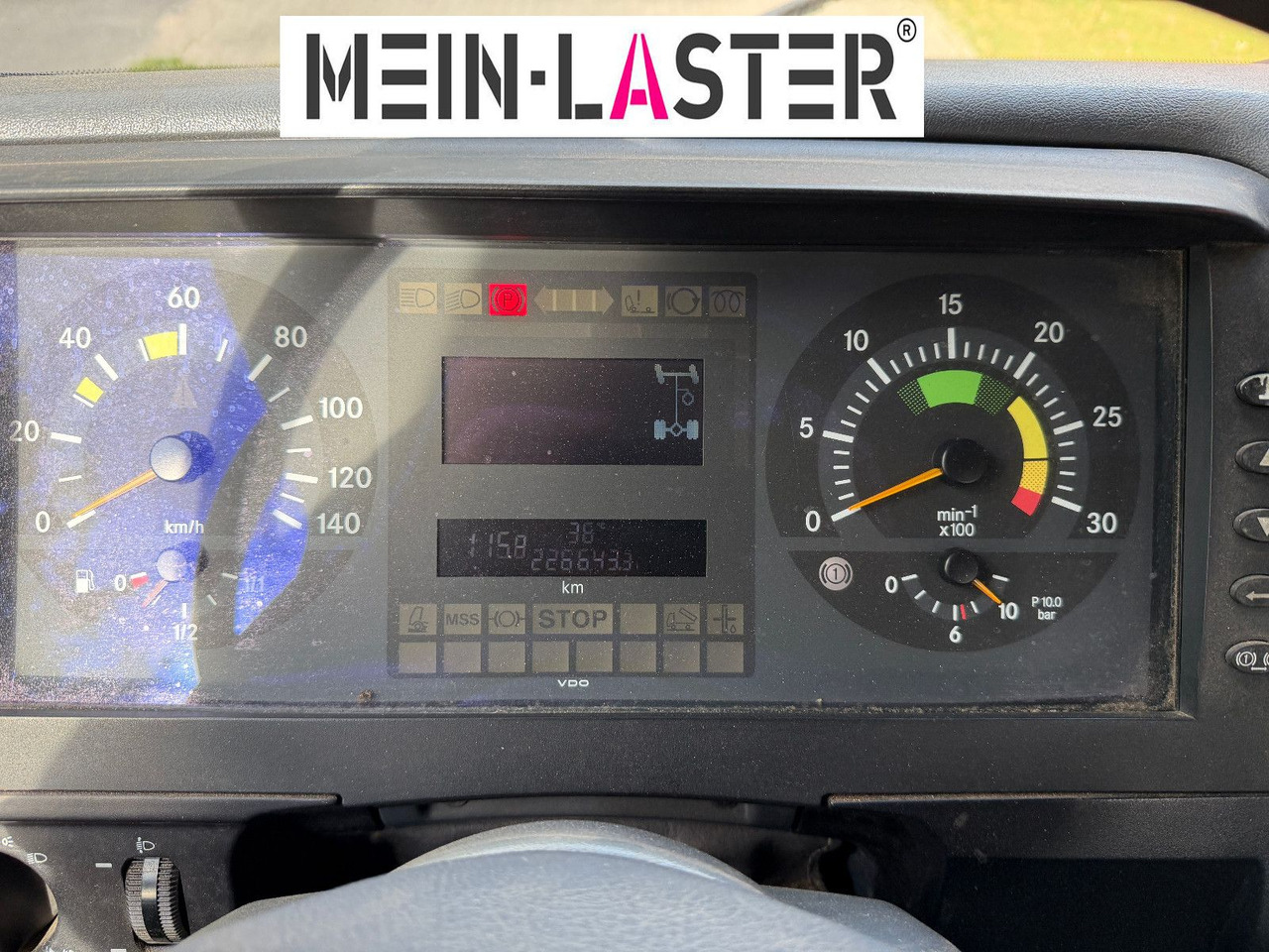 Platós teherautó, Darus autó Mercedes-Benz 1823 Atego Atlas 105.2 1.Hand nur 226.000 km: 9 kép.